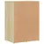 Produktbild 7 för Skänkar 2 st sonoma-ek 59x39x80 cm konstruerat trä