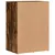 Produktbild 7 för Skänkar 2 st rökfärgad ek 59x39x80 cm konstruerat trä
