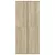 Produktbild 3 för Skoskåp sonoma-ek 80x39x178 cm konstruerat trä