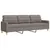 Produktbild 2 för 3-sitssoffa taupe 210 cm tyg