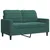 Produktbild 2 för Soffa 2-sits mörkgrön 120 cm sammet