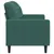 Produktbild 5 för Soffa 2-sits mörkgrön 120 cm sammet