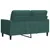 Produktbild 6 för Soffa 2-sits mörkgrön 120 cm sammet