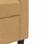 Produktbild 7 för 2-sitssoffa brun 120 cm sammet