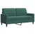 Produktbild 2 för Soffa 2-sits mörkgrön 140 cm sammet
