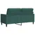 Produktbild 6 för Soffa 2-sits mörkgrön 140 cm sammet