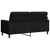 Produktbild 6 för Soffa 2-sits svart 140 cm sammet