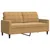 Produktbild 2 för Soffa 2-sits brun 140 cm sammet