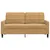Produktbild 4 för Soffa 2-sits brun 140 cm sammet