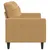 Produktbild 5 för Soffa 2-sits brun 140 cm sammet