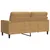 Produktbild 6 för Soffa 2-sits brun 140 cm sammet