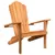 Produktbild 2 för Adirondackstol 77x78x95 cm massiv teak