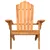 Produktbild 4 för Adirondackstol 77x78x95 cm massiv teak