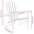 Produktbild 9 för Adirondackstol 77x78x95 cm massiv teak