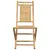 Produktbild 5 för Hopfällbara trädgårdsstolar 6 st 46x66x99 cm bambu