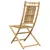 Produktbild 7 för Hopfällbara trädgårdsstolar 6 st 46x66x99 cm bambu