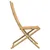 Produktbild 6 för Hopfällbara trädgårdsstolar 8 st 46x66x99 cm bambu