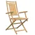 Produktbild 3 för Hopfällbara trädgårdsstolar 6 st 53x66x99 cm bambu