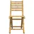 Produktbild 5 för Hopfällbara trädgårdsstolar 4 st 43x54x88 cm bambu