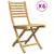 Produktbild 2 för Hopfällbara trädgårdsstolar 6 st 43x54x88 cm bambu