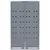 Produktbild 5 för Skjul för sopkärl för 6 platser grå 414x79x117 cm stål