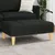 Produktbild för Fotpall svart 77x55x31 cm tyg