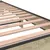 Produktbild 7 för Sängram sonoma-ek 140x200 cm konstruerad trä och metall