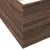 Produktbild 8 för Sängram brun ek 120x200 cm konstruerat trä