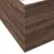 Produktbild 8 för Sängram brun ek 90x200 cm konstruerad trä