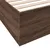 Produktbild 7 för Sängram brun ek 200x200 cm konstruerad trä