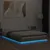 Produktbild 4 för Sängram med LEDs sonoma-ek 120x200 cm konstruerat trä