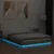 Produktbild 4 för Sängram med LEDs sonoma-ek 140x190 cm konstruerat trä
