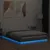 Produktbild 4 för Sängram med LEDs grå sonoma 120x190 cm konstruerat trä
