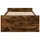 Sängram med lådor rökfärgad ek 90x200 cm konstruerad trä