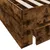 Produktbild 8 för Sängram med lådor rökfärgad ek 90x200 cm konstruerad trä