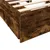 Produktbild 8 för Sängram med lådor rökfärgad ek 120x200 cm konstruerad trä