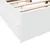Produktbild 8 för Sängram med lådor vit 135x190 cm konstruerat trä
