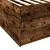 Produktbild 8 för Dagbädd med lådor rökfärgad ek 75x190 cm konstruerat trä