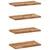 Produktbild 2 för Svävande hyllor 4 st 40x20x2 cm behandlat massivt akaciaträ