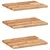 Produktbild 2 för Svävande hyllor 3 st 40x30x2 cm behandlat massivt akaciaträ