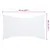 Produktbild 7 för Camouflagenät med förvaringsväska 729x602 cm vit