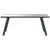 Produktbild 3 för Soffbord för trädgård svart 90x45x35 cm pulverlackerat stål