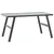Produktbild 5 för Soffbord för trädgård svart 90x45x35 cm pulverlackerat stål