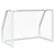 Produktbild 4 för Barnfotbollsmål 2 st med boll vit 64x35x48 cm metall