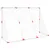 Produktbild 7 för Barnfotbollsmål med bollar 2-i-1 vit 184x64x124 cm