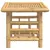 Produktbild 4 för Sidobord 45x45x45 cm bambu