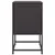 Produktbild 5 för Sängbord 2 st svart 36x39x60,5 cm stål