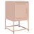 Produktbild 6 för Sängbord 2 st rosa 36x39x60,5 cm stål