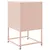 Produktbild 8 för Sängbord 2 st rosa 36x39x60,5 cm stål
