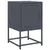 Produktbild 6 för Sängbord 2 st antracit 36x39x60,5 cm stål